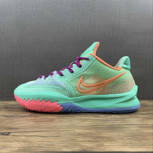Nike Kyrie 4 Low Keep Sue Fresh basketball shoes – multicolor limited edition sneakers with #KeepSueFresh embroidered and Zoom Air cushioning for court performance