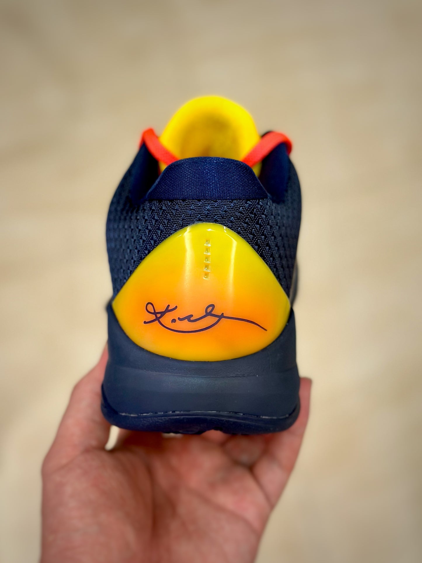 Nike Kobe 5 Protro Clark Indiana Fever edition basketball shoes in team-inspired purple and gold colors