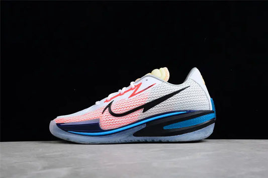 Nike Air Zoom GT Cut White Black Laser Blue performance basketball sneakers lightweight low profile design