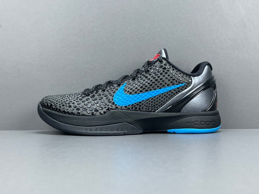 Nike Kobe 6 Protro Dark Knight basketball shoes sleek black inspired design