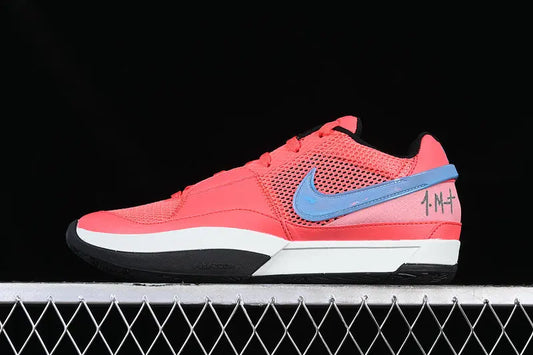 Nike Ja 1 x Fuel basketball sneakers in bold limited edition colorway, lightweight performance shoes with Zoom Air cushioning
