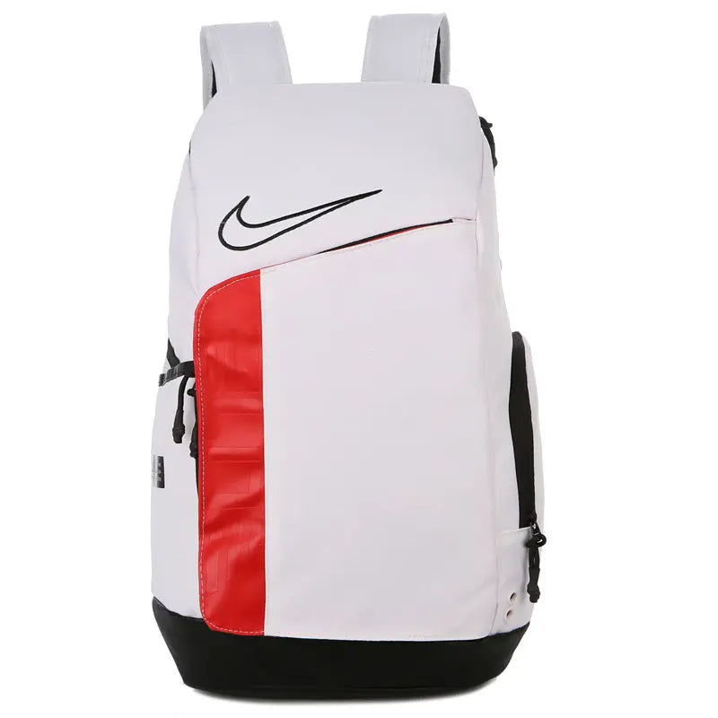 NIKE ELITE PRO BASKETBALL BACKPACK WHITE AND RED Replico
