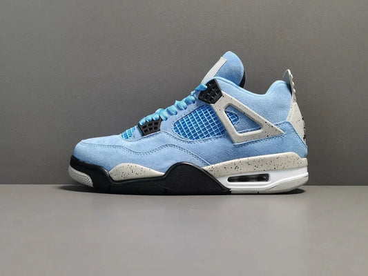 Air Jordan 4 University Blue white blue sneakers premium men's shoes