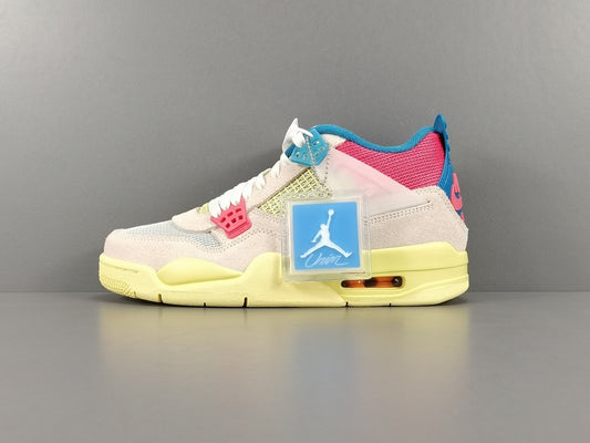 Jordan 4 Union Guava Ice off-white pink limited edition premium sneakers unisex