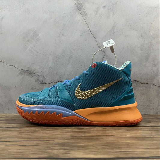 Nike Kyrie 7 x Concepts Horus basketball shoes – Egyptian-inspired sneakers with bold colors, Zoom Air cushioning, and limited edition design