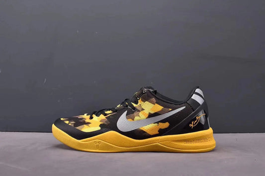 Nike Kobe 8 Sulfur basketball shoes bright yellow performance low-top design