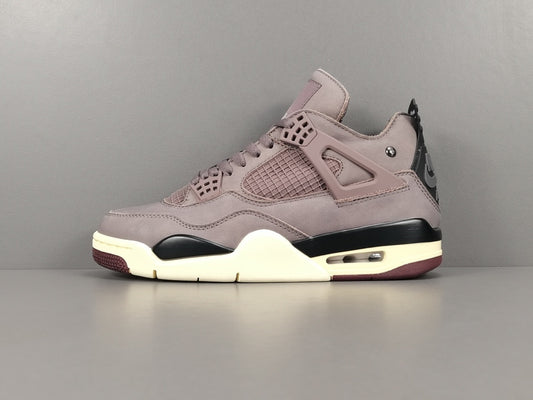 Jordan 4 A Ma Maniére Violet Ore purple grey premium leather retro sneakers unisex