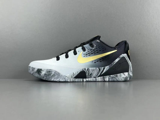 Nike Kobe 9 EM Low Protro Mambacita basketball shoes black gold mens sneakers