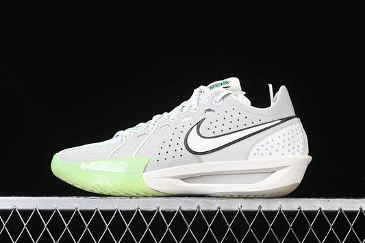 Nike Air Zoom GT Cut 3 Vapor Green basketball shoes front view performance sneakers