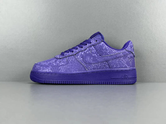 Nike Air Force 1 Court Purple Kobe Bryant inspired basketball sneakers leather