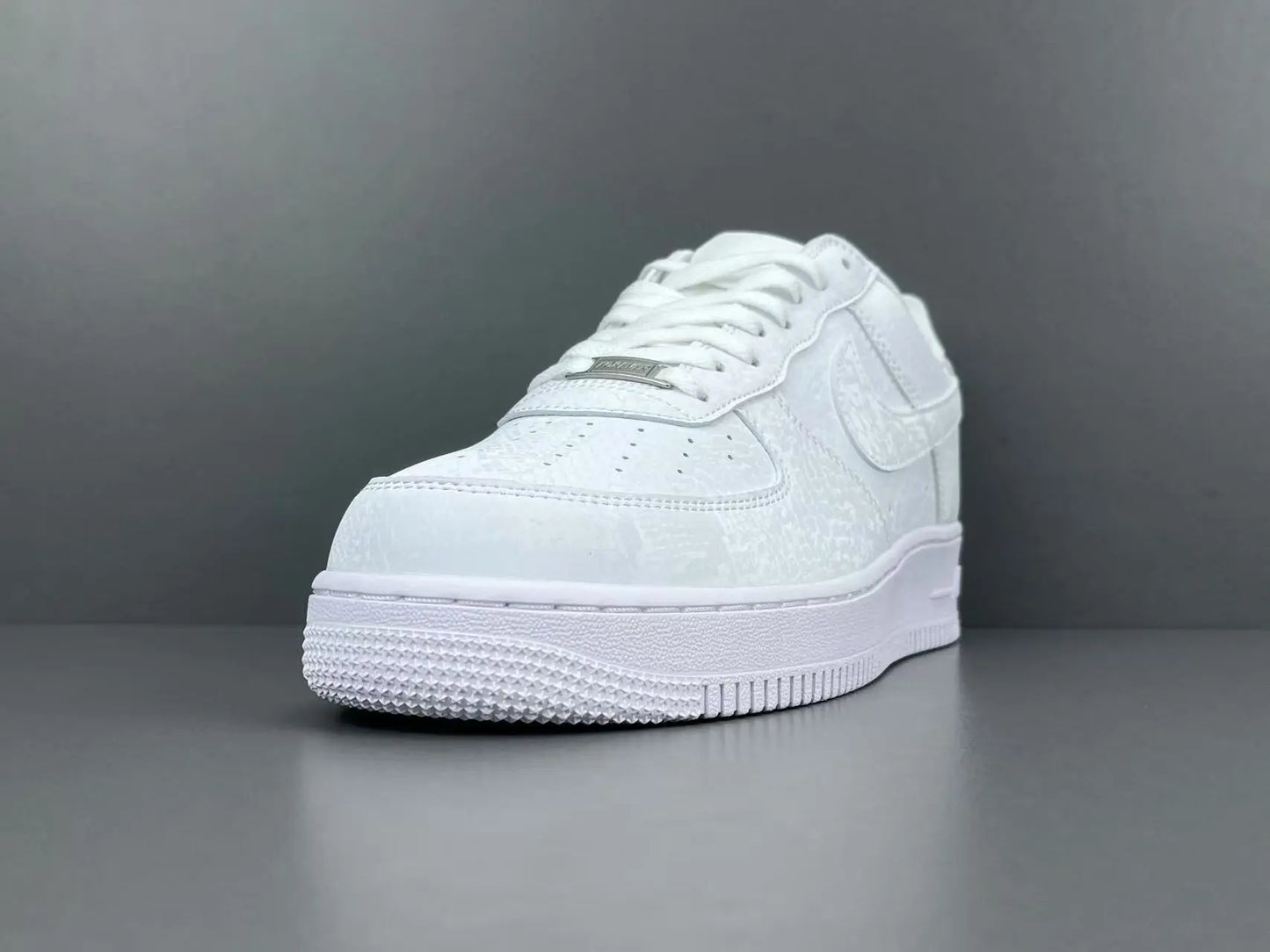 Nike Air Force 1 Kobe Bryant Forever white leather sneakers tribute design