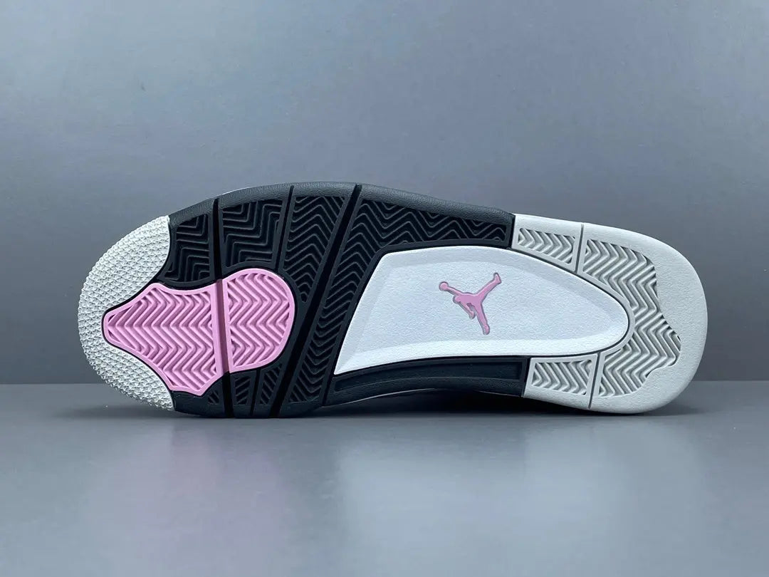 Air Jordan 4 Orchid sneakers side view pastel pink retro basketball shoes iconic style