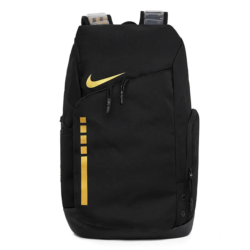 Nike Hoops Elite Pro backpack Gold front view