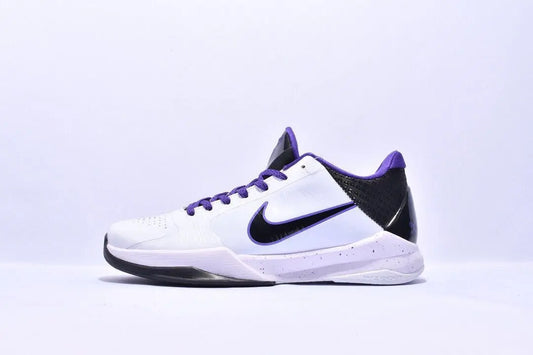 Nike Zoom Kobe 5 x Inline basketball shoes in black and white colorway