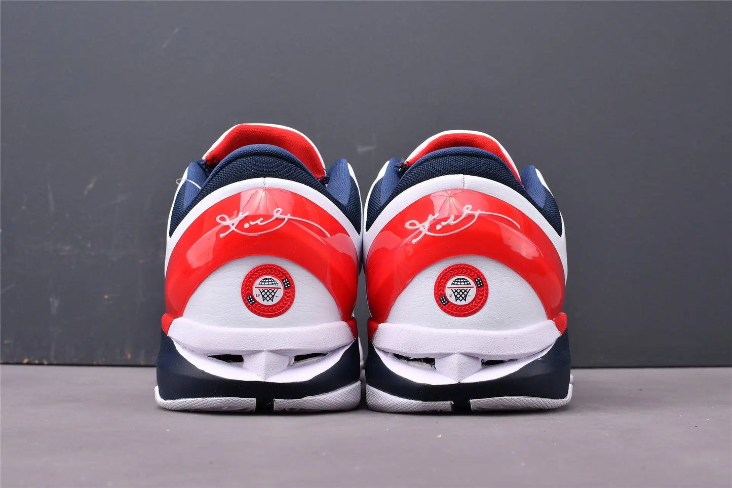 Nike Kobe 7 USA Olympic basketball shoes red, white, and blue patriotic design