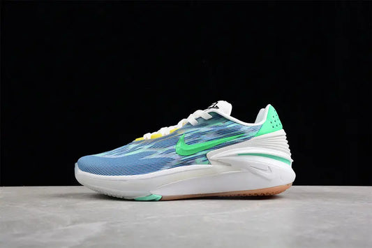 Nike Zoom GT Cut 2 blue green gum basketball shoes