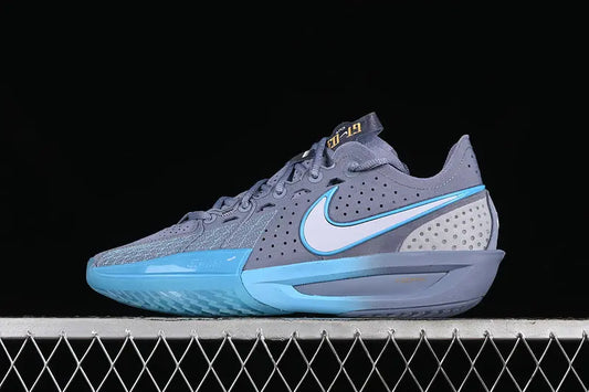 Nike Air Zoom GT Cut 3 Ashen Slate basketball shoes front view performance sneakers