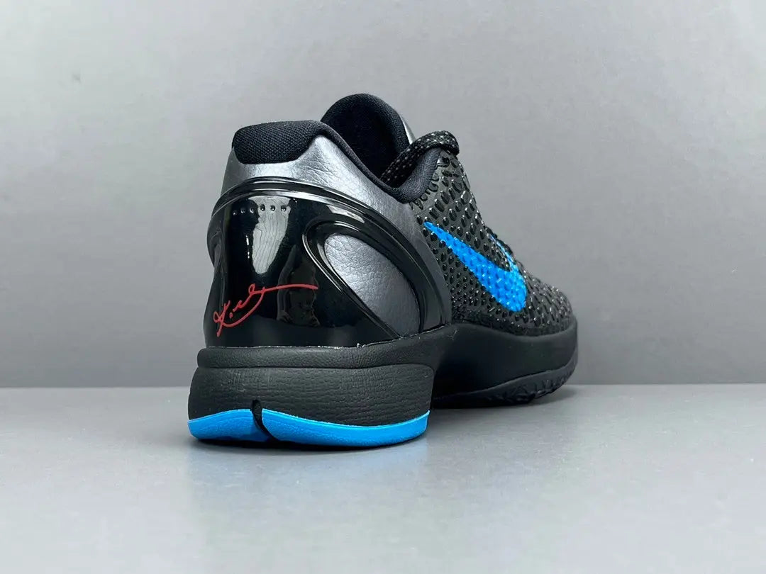 Nike Kobe 6 Protro Dark Knight basketball shoes sleek black inspired design