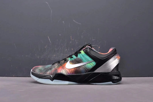 Nike Kobe 7 Galaxy AS basketball shoes black with cosmic starry design