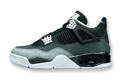 Air Jordan 4 Fear sneakers side view dark retro basketball shoes iconic design