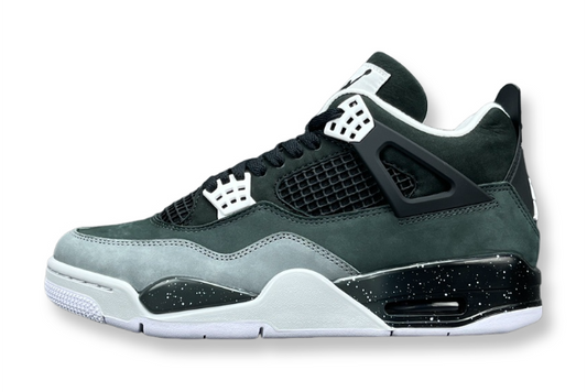 Air Jordan 4 Fear sneakers side view dark retro basketball shoes iconic design