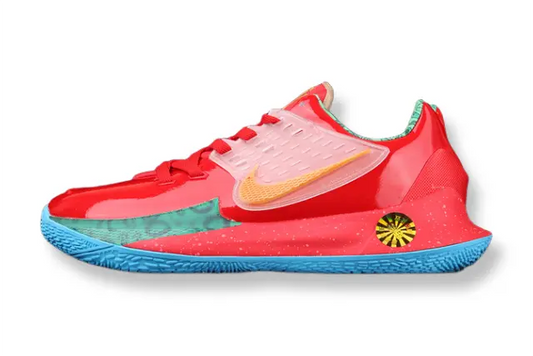 Nike Kyrie 2 Low x SpongeBob Mr Krabs basketball shoes – red and gold sneakers with bold design and performance traction