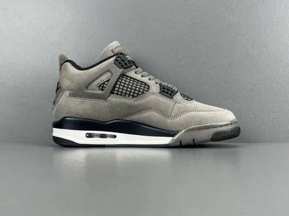 Air Jordan 4 x Cave Stone sneakers featuring premium materials neutral tones
