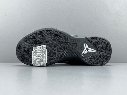 Nike Kobe 5 Blackout low-top basketball shoes in all-black stealth design colorway
