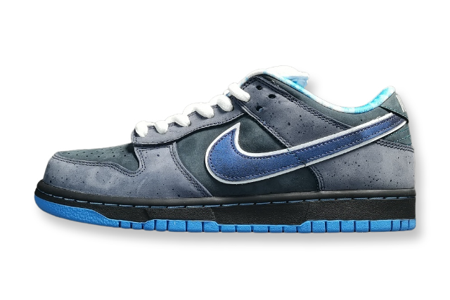 Nike SB Dunk x Concepts Blue Lobster sneaker with blue coastal details
