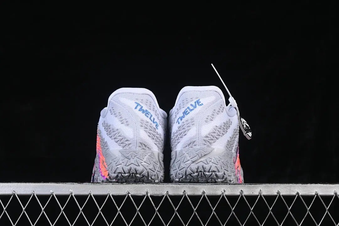 nike ja 3 x light show basketball shoes side view with vibrant illuminated colorway design