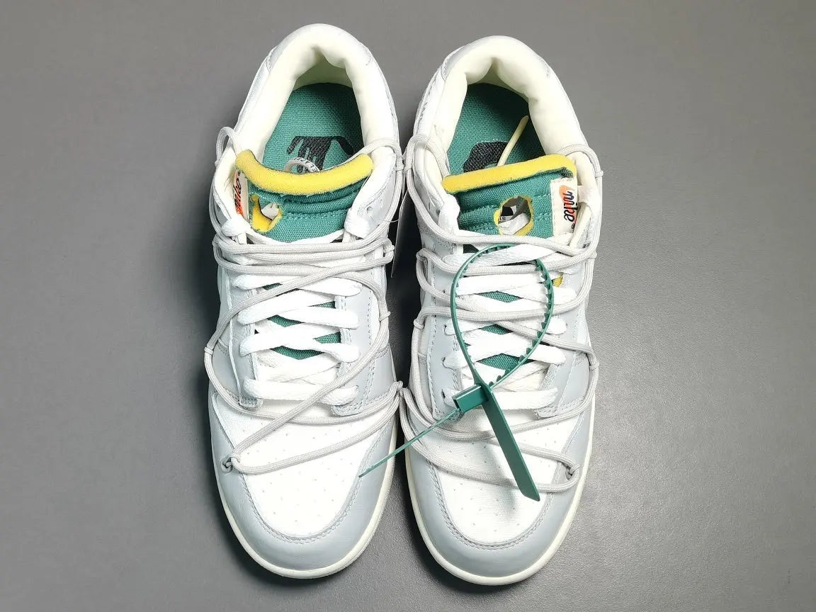 nike dunk x off-white lot 42 low sneakers collaboration mens limited edition