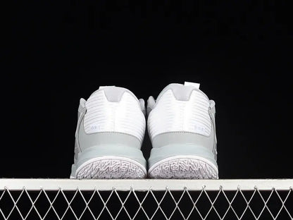 Nike Kyrie Low 5 TB Wolf Grey basketball shoes – low-top grey sneakers with Zoom Air cushioning and performance traction