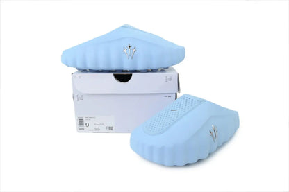 Nike Mind 001 NOCTA Slide Iceman top view NOCTA Nike branding strap footbed icy tonal detail