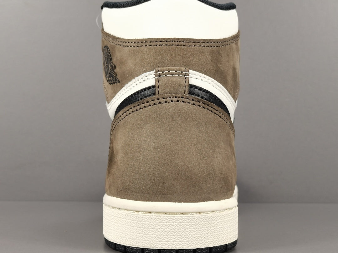 Jordan 1 Retro High Dark Mocha sneakers with premium leather and timeless style