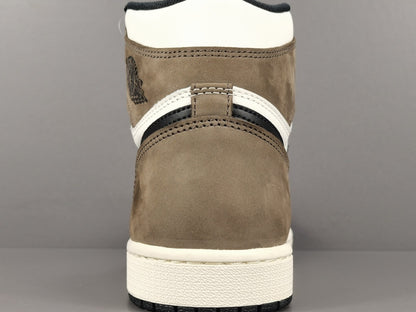 Jordan 1 Retro High Dark Mocha sneakers with premium leather and timeless style