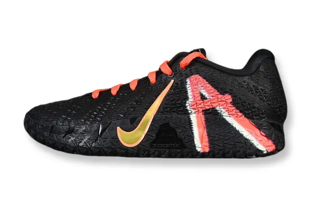 nike ja 3 x ny vs ny basketball shoes side view with bold city inspired colorway