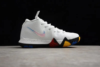 Nike Kyrie 4 x NCAA basketball shoes – low-top sneakers with college-inspired colorway and Zoom Air cushioning for performance
