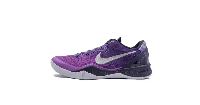 Nike Kobe 8 Purple Platinum basketball shoes premium lightweight performance sneakers elite
