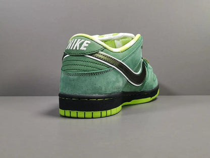 Nike SB Dunk x Concepts Green Lobster sneaker with green tones details
