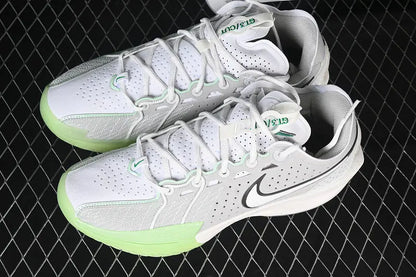 Nike Air Zoom GT Cut 3 Vapor Green basketball shoes front view performance sneakers