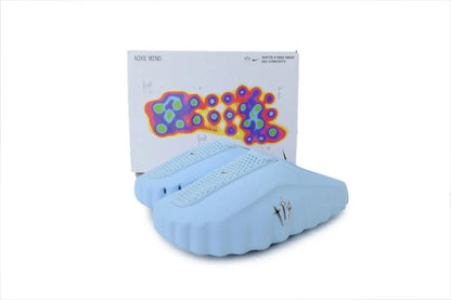 Nike Mind 001 NOCTA Slide Iceman top view NOCTA Nike branding strap footbed icy tonal detail