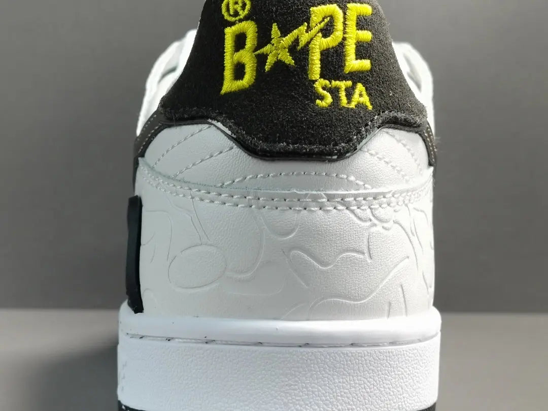 BAPE SK8 STA sneakers white silver streetwear premium casual stylish shoes