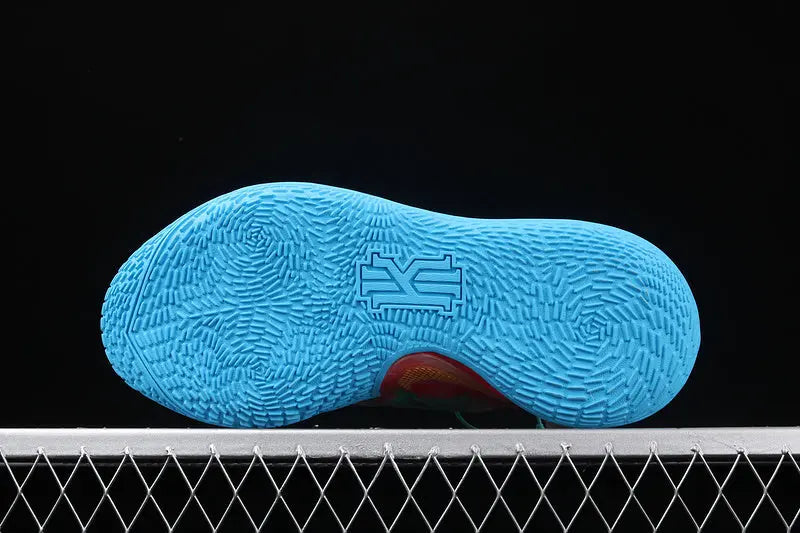 Nike Kyrie 2 Low x SpongeBob Mr Krabs basketball shoes – red and gold sneakers with bold design and performance traction