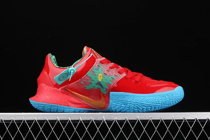 Nike Kyrie 2 Low x SpongeBob Mr Krabs basketball shoes – red and gold sneakers with bold design and performance traction