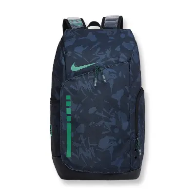Nike Hoops Elite Pro backpack blue camo front view