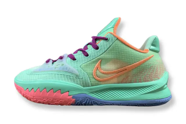 Nike Kyrie 4 Low Keep Sue Fresh basketball shoes – multicolor limited edition sneakers with #KeepSueFresh embroidered and Zoom Air cushioning for court performance
