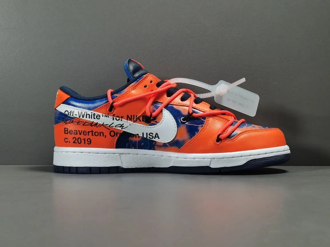 Nike Dunk x Off-White Futura Syracuse collaboration sneakers iconic streetwear
