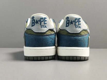 BAPE SK8 STA sneakers army green streetwear premium casual stylish shoes