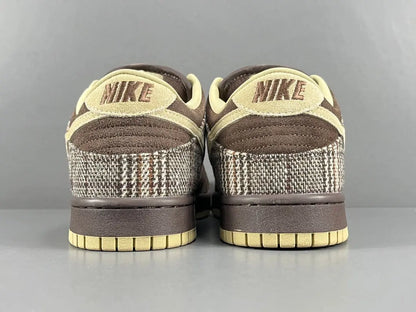 Nike SB Dunk Low Tweed sneaker premium textured upper limited edition skateboarding streetwear shoe