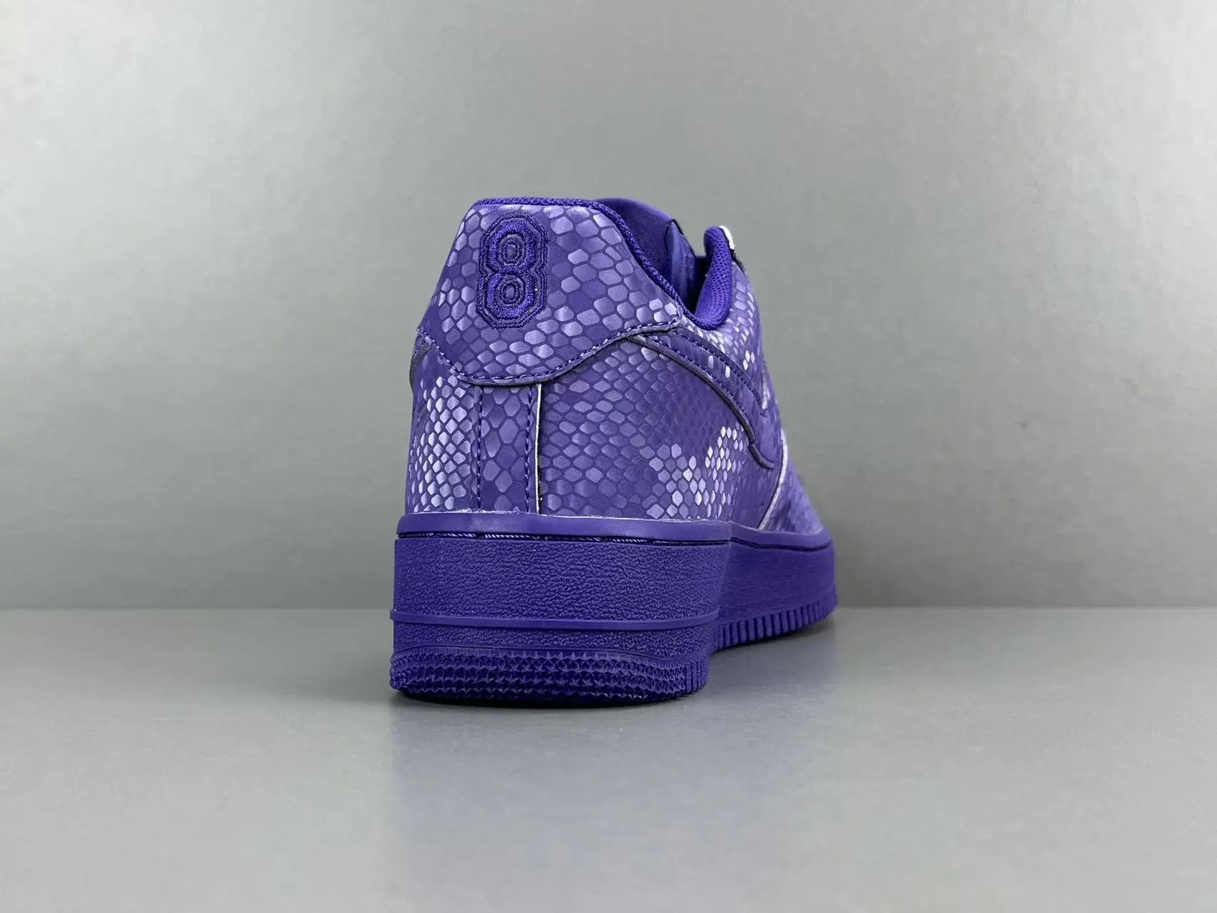 Nike Air Force 1 Court Purple Kobe Bryant inspired basketball sneakers leather